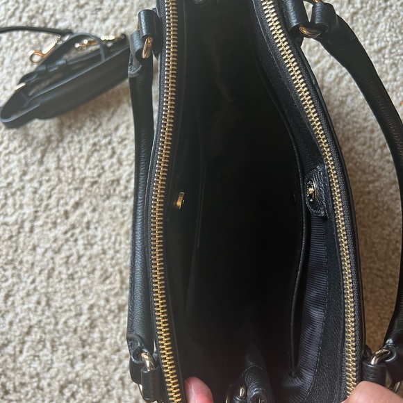 Coach Turlock Black Pebble Leather Borough Bag NWOT - Picture 3 of 6